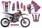 Preview: Ed-Hardy - Lovekills Lila ohne Nummernfeldern für Suzuki RM 125 1992