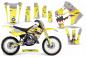 Preview: P40-Warhawk Grün mit Nummernfeldern für Suzuki RM 125 1992