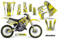 Preview: Deaden Gelb mit Nummernfeldern für Suzuki RM 125 1992