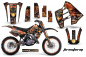 Preview: Firestorm Schwarz mit Nummernfeldern für Suzuki RM 125 1992