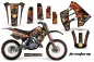 Preview: Firestorm Schwarz mit Nummernfeldern für Suzuki RM 250 1989-1992