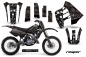 Preview: Reaper Schwarz mit Nummernfeldern für Suzuki RM 125 1992