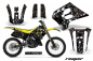 Preview: Reaper Schwarz mit Nummernfeldern für Suzuki RM 250 1993-1995