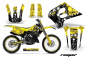 Preview: Reaper Gelb mit Nummernfeldern für Suzuki RM 250 1993-1995