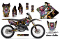Preview: Ed-Hardy - Lovekills Schwarz mit Nummernfeldern für Suzuki RM 125 2001-2009