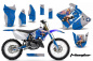 Preview: T-Bomber Blau ohne Nummernfeldern für Suzuki RM 125 2001-2009