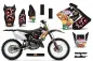 Preview: Vegas Baller Schwarz ohne Nummernfeldern für Suzuki RM 125 2001-2009
