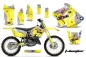 Preview: T-Bomber Gelb mit Nummernfeldern für Suzuki RM 125 2001-2009