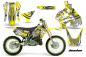 Preview: Deaden Gelb mit Nummernfeldern für Suzuki RM 125 1996-1998