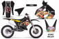 Preview: Vegas Baller Schwarz ohne Nummernfeldern für Suzuki RM 125 1999-2000