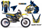 Preview: Motorhead Blau mit Nummernfeldern für Suzuki RM 125 1999-2000