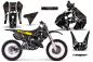 Preview: Reaper Schwarz mit Nummernfeldern für Suzuki RM 125 1999-2000