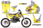Preview: T-Bomber Gelb mit Nummernfeldern für Suzuki RM 125 1999-2000