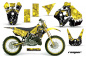 Preview: Reaper Gelb mit Nummernfeldern für Suzuki RM 250 1996-1998
