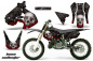 Preview: Bone Collector Schwarz mit Nummernfeldern für Suzuki RM 250 1999-2000