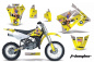 Preview: T-Bomber Gelb ohne Nummernfeldern für Suzuki RM 85 2001-2023