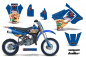 Preview: Vegas Baller Blau mit Nummernfeldern für Suzuki RM 85 2001-2023
