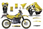 Preview: Reaper Gelb mit Nummernfeldern für Suzuki RMX 250S 1996-1998