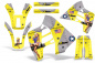 Preview: T-Bomber Gelb ohne Nummernfeldern für Suzuki RMX 250 1989-1998
