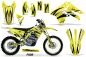 Preview: Fade Gelb mit Nummernfeldern für Suzuki RMX 450Z 2009-2017
