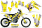 Preview: T-Bomber Gelb mit Nummernfeldern für Suzuki RMX 450Z 2009-2017