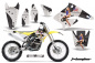 Preview: T-Bomber Schwarz ohne Nummernfeldern für Suzuki RMZ 250 2004-2006