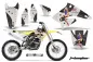 Preview: T-Bomber Schwarz ohne Nummernfeldern für Suzuki RMZ 250 2004-2006