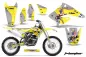 Preview: T-Bomber Gelb ohne Nummernfeldern für Suzuki RMZ 250 2004-2006