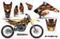 Preview: Firestorm Gelb mit Nummernfeldern für Suzuki RMZ 250 2004-2006