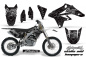 Preview: Skulls N Hammers Silber mit Nummernfeldern für Suzuki RMZ 250 2007-2009
