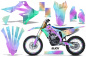 Preview: Slick mit Nummernfeldern für Suzuki RMZ 450 2018-2025