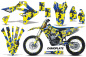 Preview: Camoplate Gelb mit Nummernfeldern für Suzuki RMZ 450 2018-2025