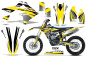 Preview: Treck Gelb mit Nummernfeldern für Suzuki RMZ 450 2018-2025