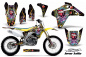 Preview: Ed-Hardy - Lovekills Schwarz ohne Nummernfeldern für Suzuki RMZ 450 2005-2006