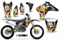Preview: Motorhead Mandy Schwarz ohne Nummernfeldern für Suzuki RMZ 450 2005-2006