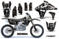 Preview: Reaper Schwarz mit Nummernfeldern für Suzuki RMZ 450 2007