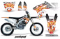 Preview: Jackpot Weiß ohne Nummernfeldern für Suzuki RMZ 450 2008-2017