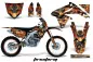 Preview: Firestorm Black with number plates for Suzuki RMZ 450 2008-2017