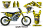 Preview: Motorhead Gelb mit Nummernfeldern für Suzuki RMZ 450 2008-2017