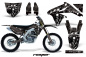 Preview: Reaper Schwarz mit Nummernfeldern für Suzuki RMZ 450 2008-2017