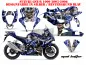 Preview: Mad-Hatter Hintergrund = Blau, Designfarbe = Silber für Suzuki GSX R 1000 2005-2006