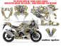Preview: Widow Maker Hintergrund = Weiß, Designfarbe = Gelb für Suzuki GSX R 1000 2005-2006