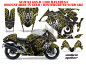Preview: Widow Maker Hintergrund = Schwarz, Designfarbe = Gelb für Suzuki GSX R 1300 Hayabusa 2008-2018