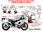 Preview: Bone Collector White for Suzuki GSXR 600/750 2004-2005