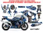 Preview: Mad-Hatter Background = Blue, Design color = Silver for Suzuki GSXR 600/750 2004-2005