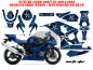 Preview: Northstar Background = Blue, Design color = White for Suzuki GSXR 600/750 2004-2005