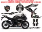 Preview: Mad-Hatter Background = Black, Design color = Silver for Suzuki GSXR 600/750 2008-2010