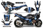 Preview: Mad-Hatter Hintergrund = Schwarz, Designfarbe = Blau für Suzuki GSXR 600F/750F Katana 88-97