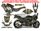 Preview: Widow Maker Hintergrund = Schwarz, Designfarbe = Gelb für Suzuki GSXR 600F/750F Katana 88-97