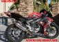 Preview: Northstar Hintergrund = Rot, Designfarbe = Weiß für Suzuki GSXR 600/750 2006-2007
